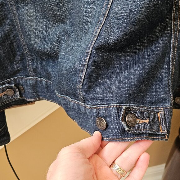 Old Navy Women's Denim/Jean Jacket, Sz Large - Picture 11 of 12